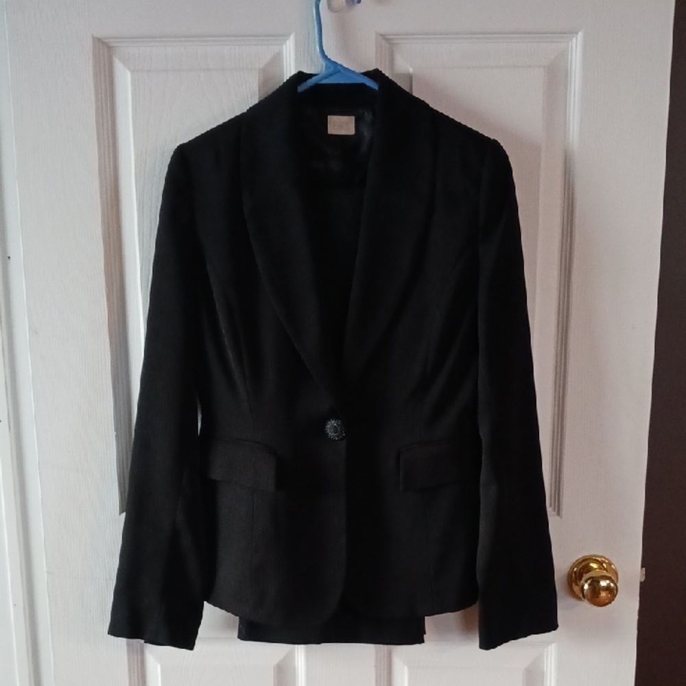 Women's Black 2 Piece Suit